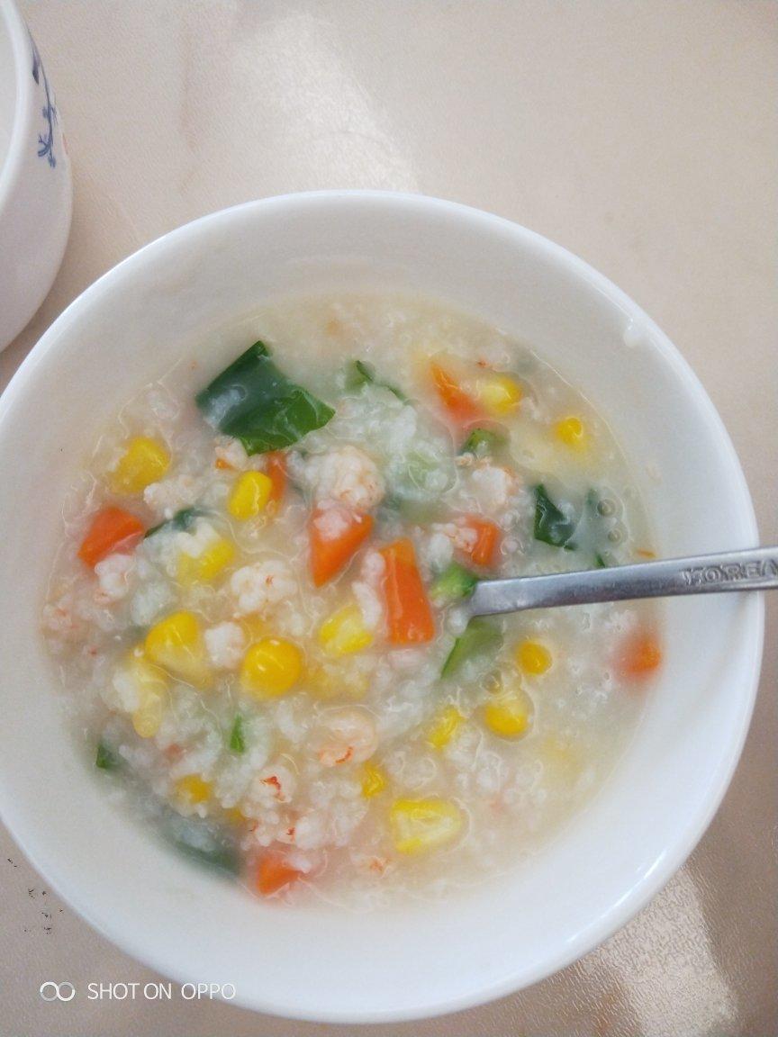 宝宝辅食～虾仁蔬菜粥
