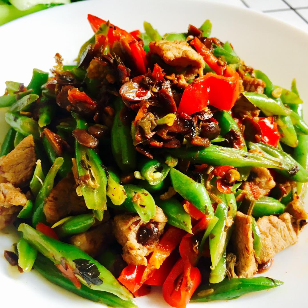 豆豉辣椒炒肉