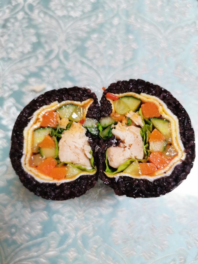 减肥餐紫米糍饭