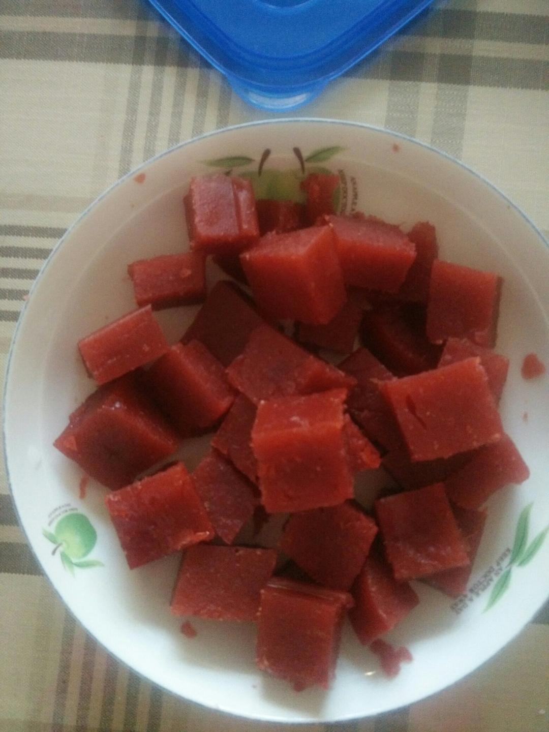 山楂糕－山楂酱（附果丹皮做法）