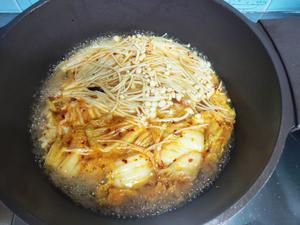 韩式泡菜金针菇豆腐汤的做法 步骤7