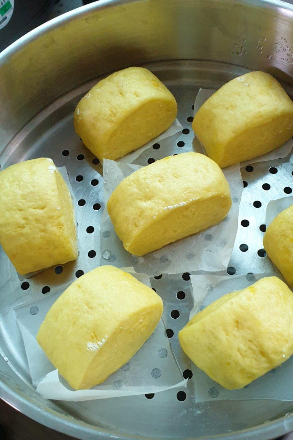 奶香玉米面馒头（一次发酵）