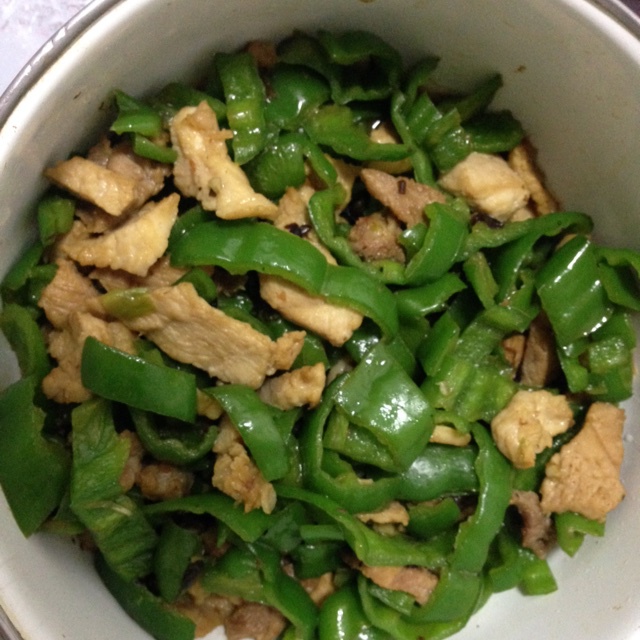 青椒炒肉