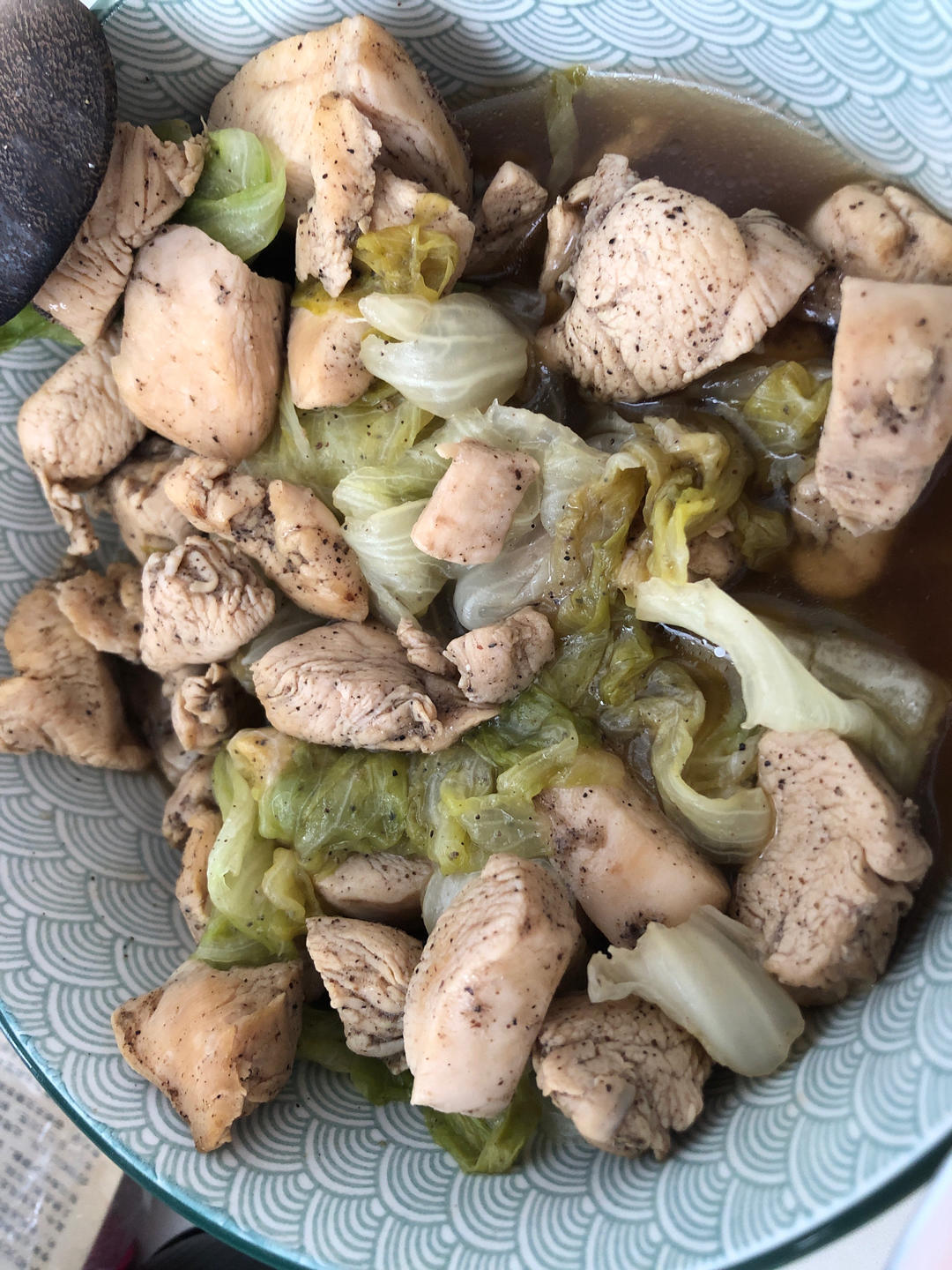 减脂餐-生菜鸡肉饭