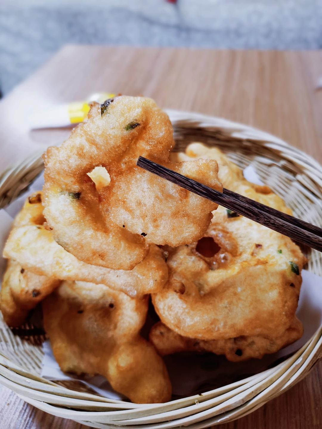 姥姥家的健康炸油饼（不揉面不擀面）