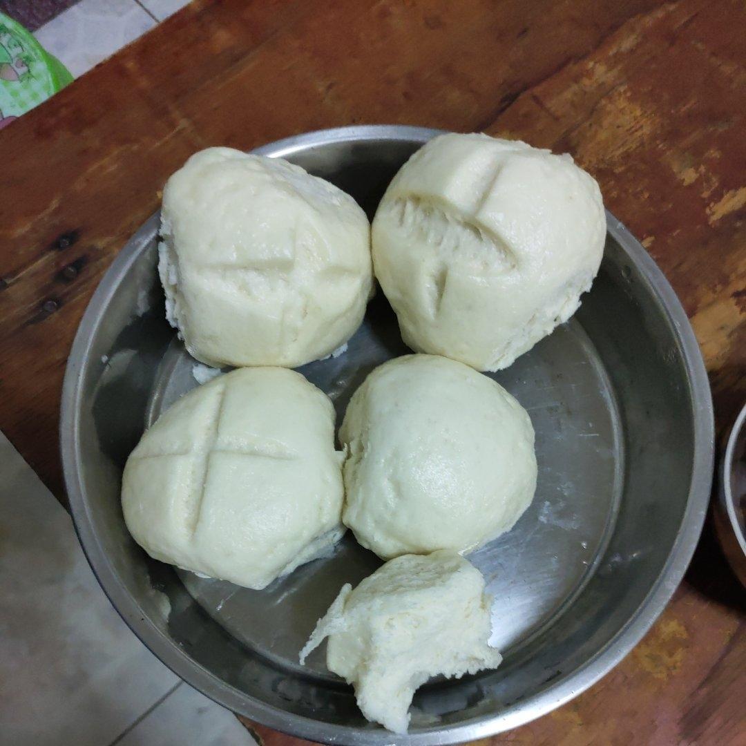 汤种甜馒头（凉了也不硬）