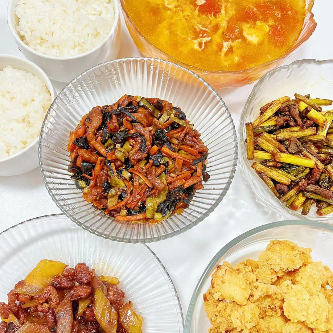 米饭杀手🍚改良版鱼香肉丝🍚不辣版