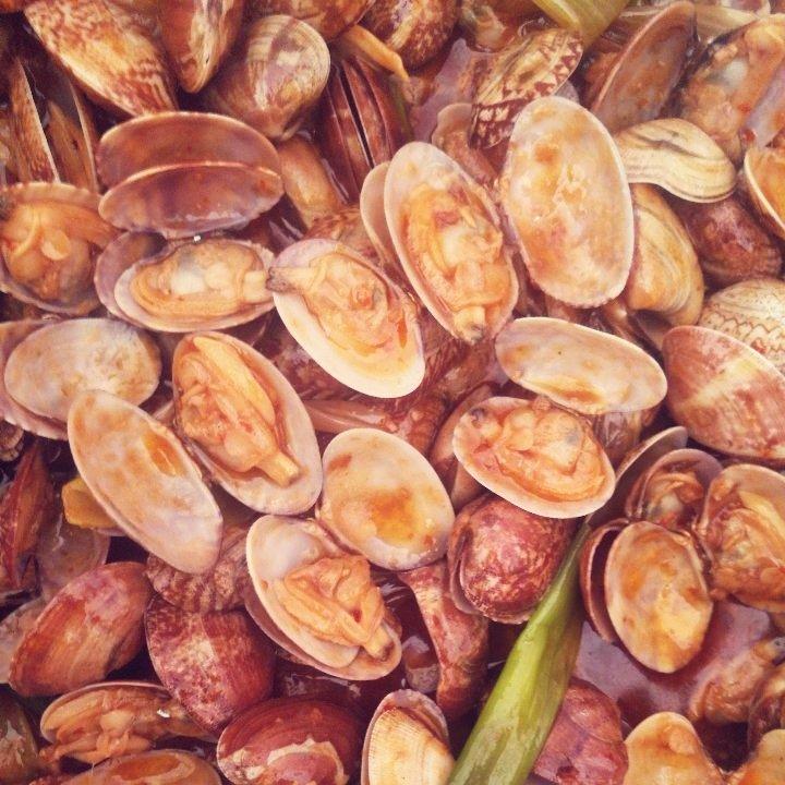 蒜香炒花甲