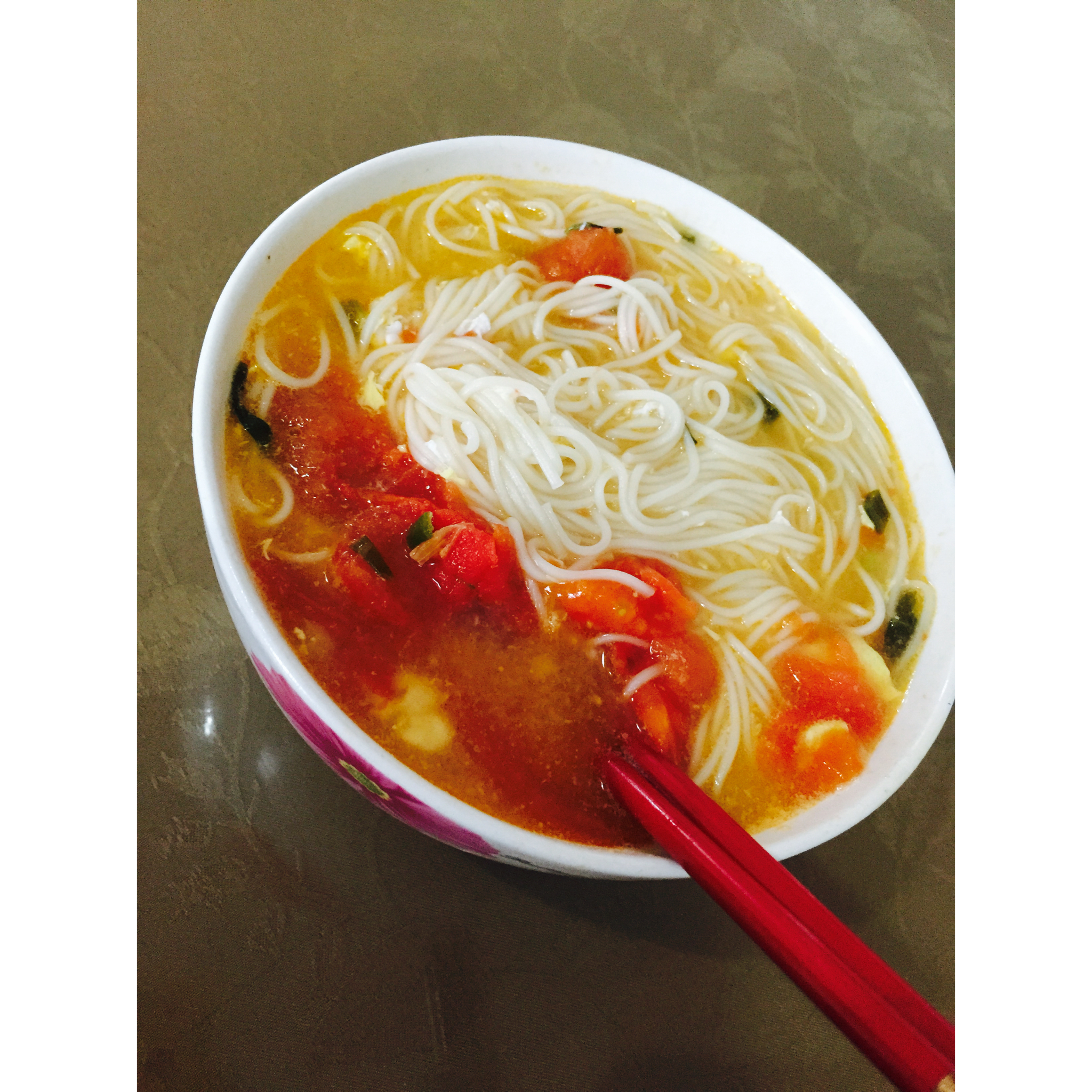 西红柿鸡蛋面