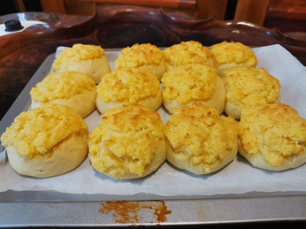 快手椰蓉小餐包（一次发酵照样柔软又拉丝）