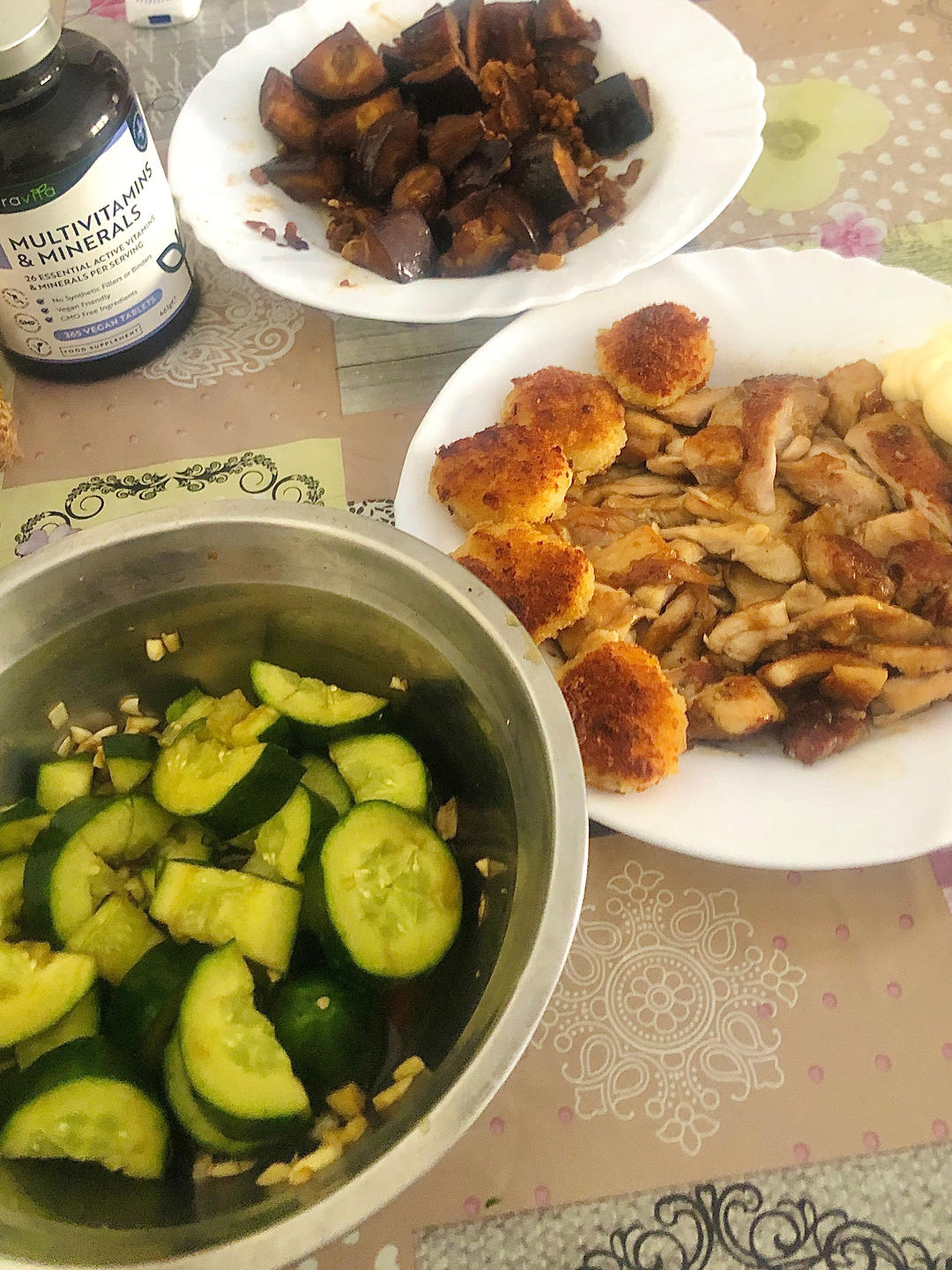 蒜香煎鸡腿肉
