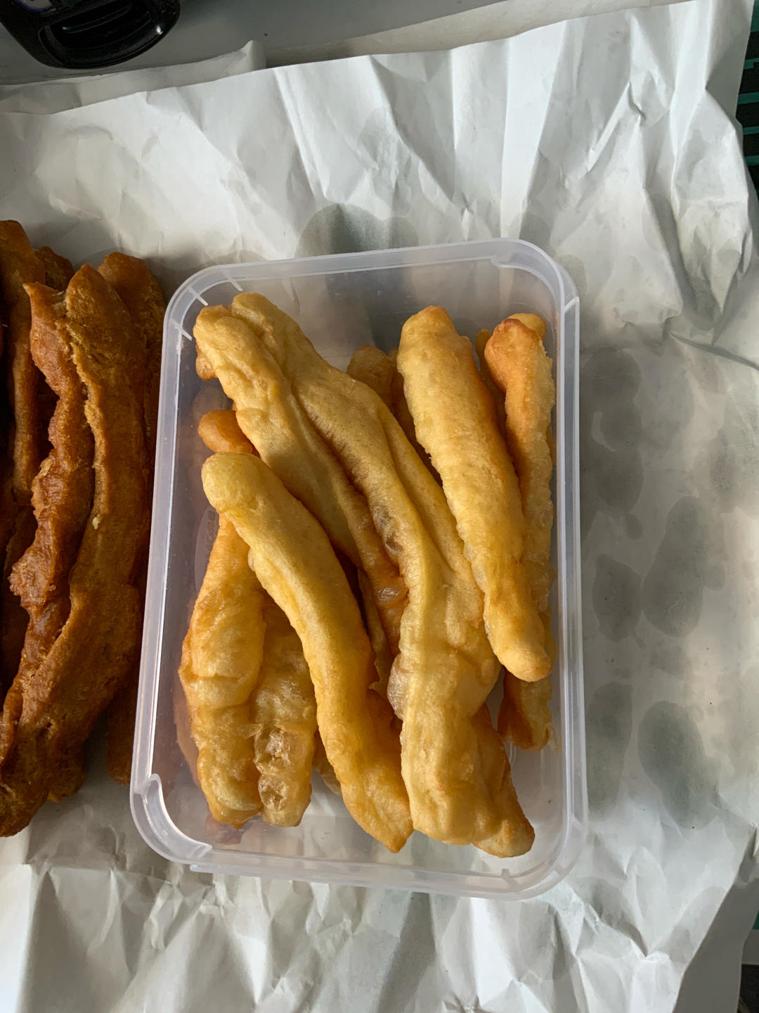 自制无泡打粉油条