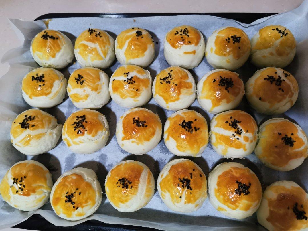 免揉免松弛超快手不破酥不混酥的蛋黄酥—新手一看包会