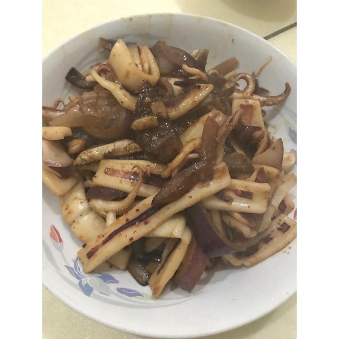 老干妈辣炒鱿鱼须