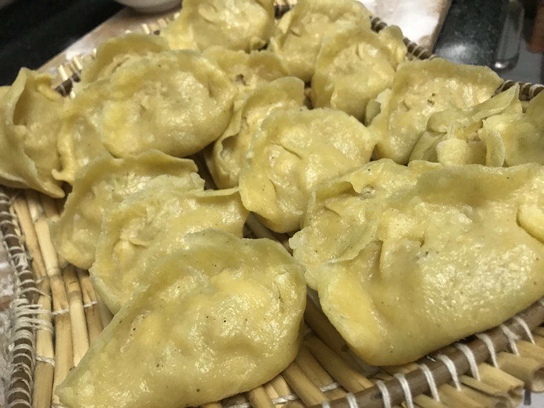 玉米面烫面蒸饺