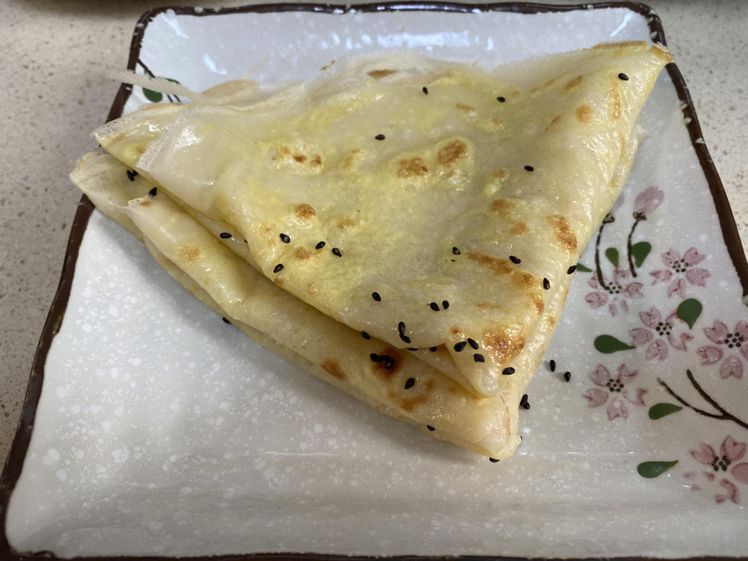 营养快手早餐 鸡蛋芝麻饼 附细节视频详解