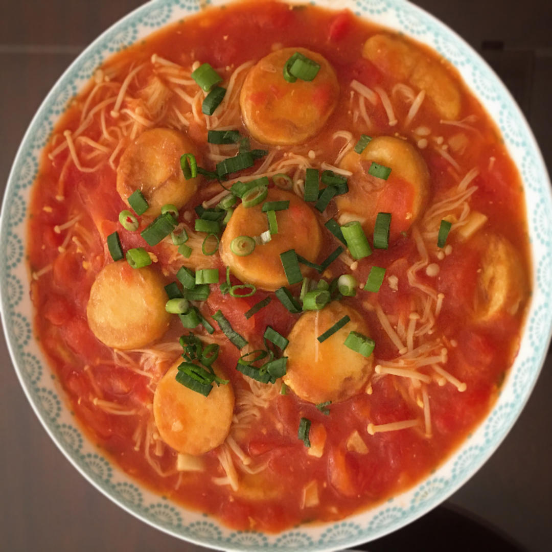 金针菇烧日本豆腐