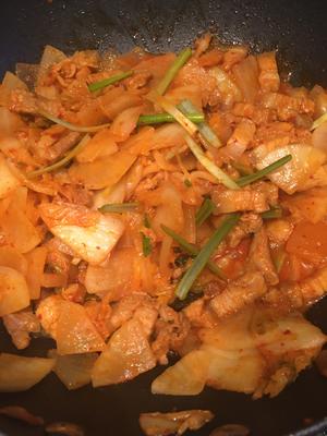 韩式五花肉炒泡菜（超下饭）的做法 步骤6