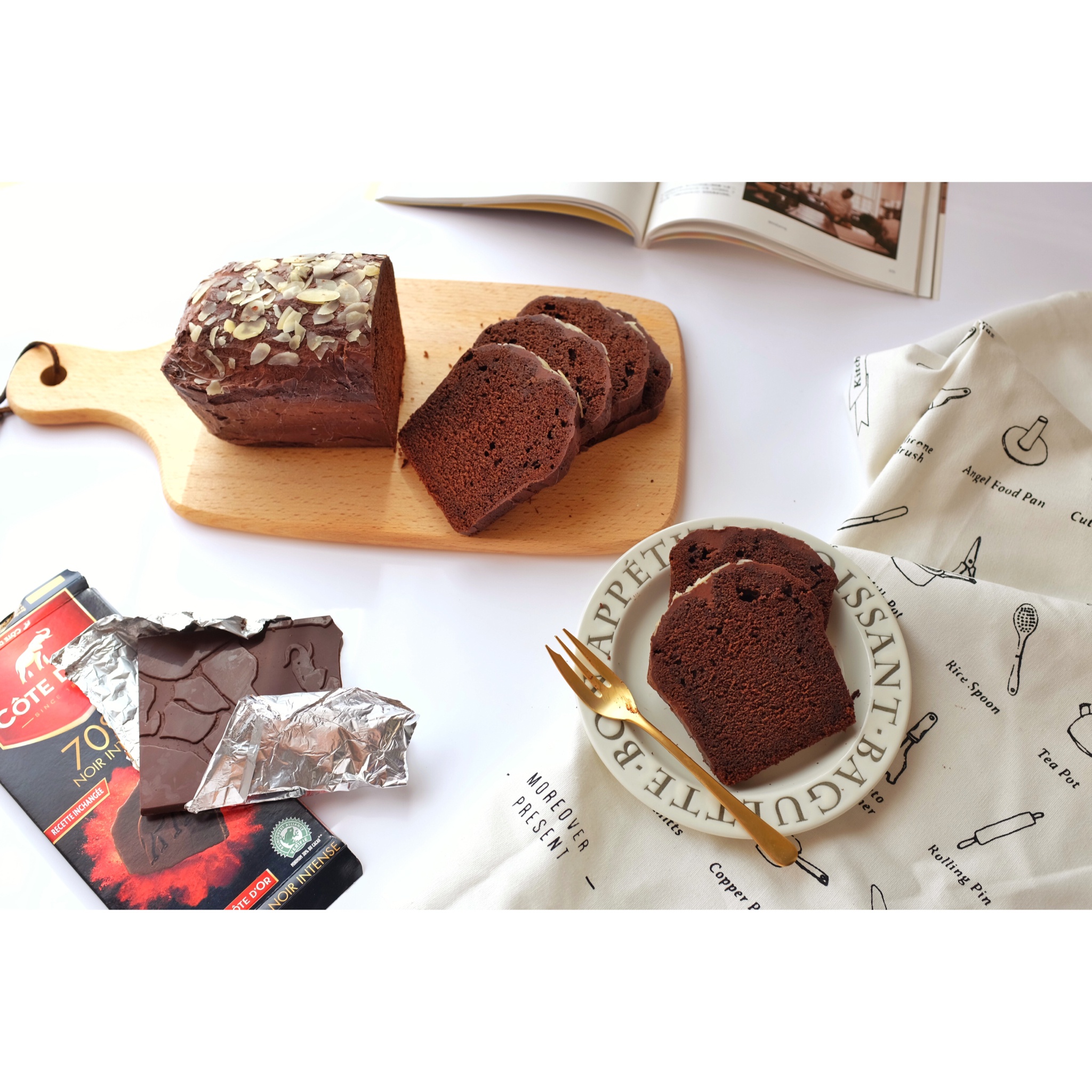 巧克力百利甜磅蛋糕<Chocolate & Irish cream pound cake>