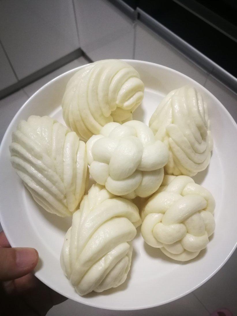 奶香花卷馒头