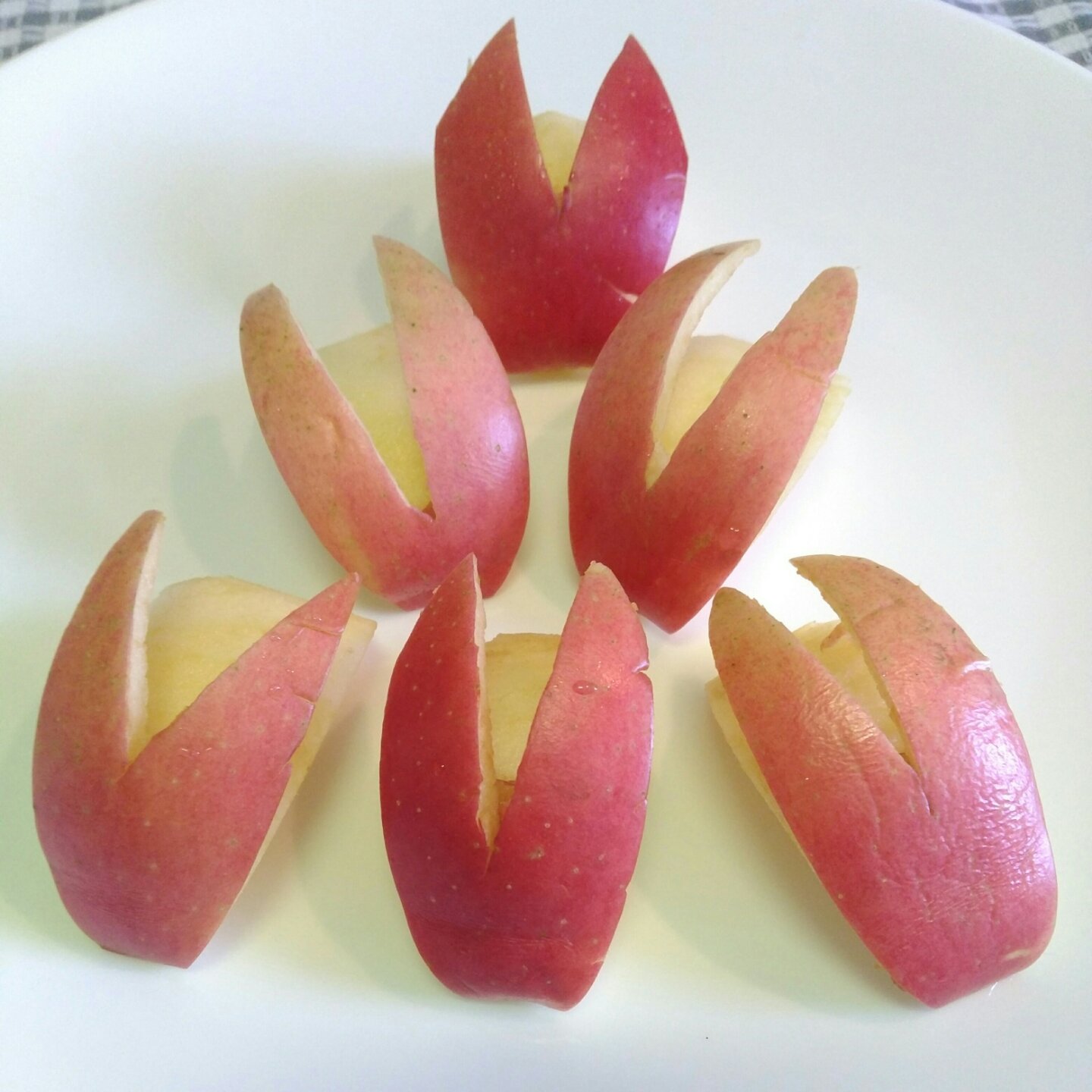 柳飞絮122做的兔子苹果