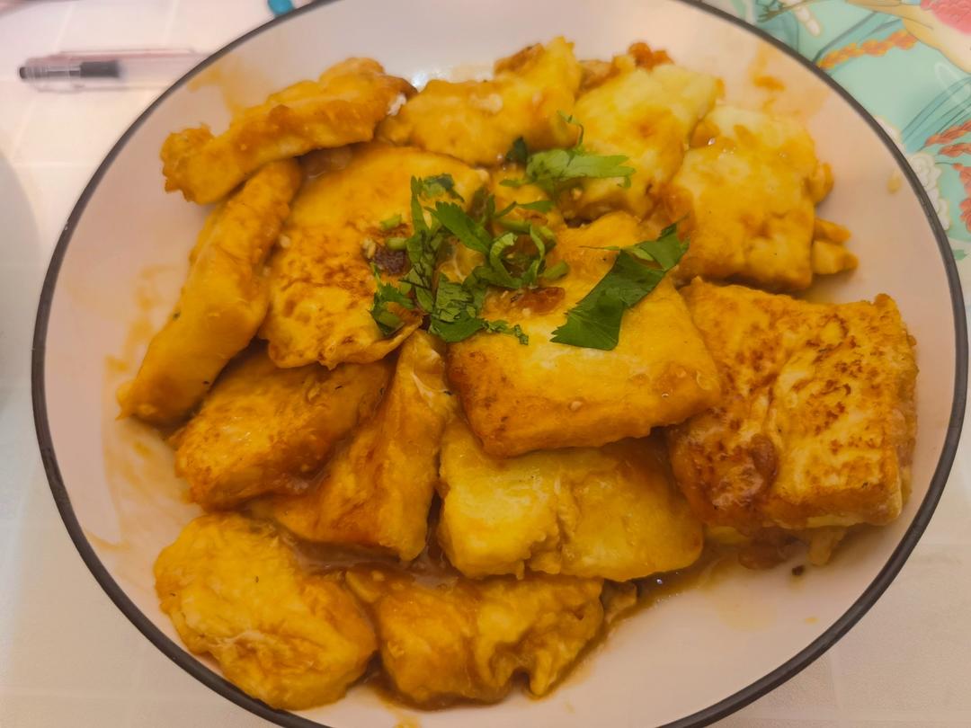 无敌好吃的香煎豆腐