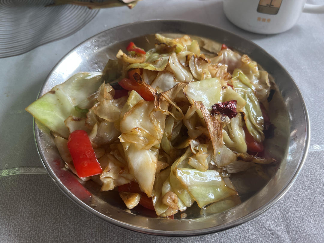两人份速制手撕包菜