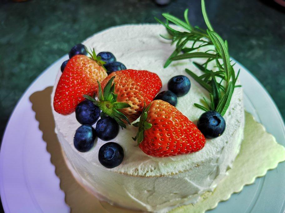 6寸 水果生日蛋糕 ——附带淡奶油打发程度