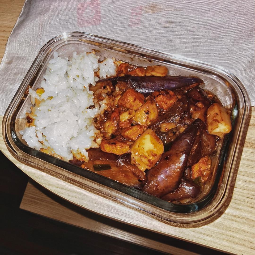 不用油炸❗️肉末豆腐茄子煲巨下饭好吃到舔盘