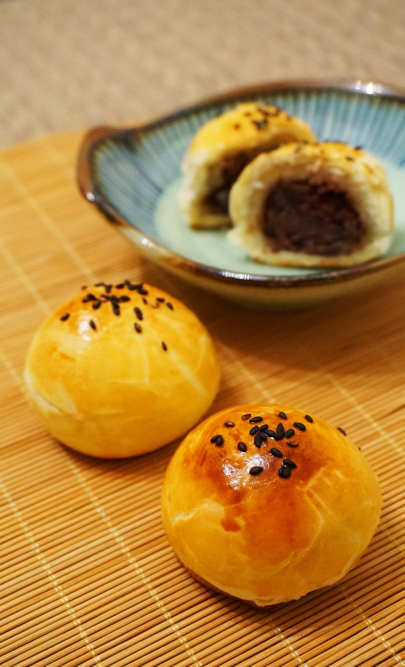 红豆酥饼（附油酥不测漏的办法）