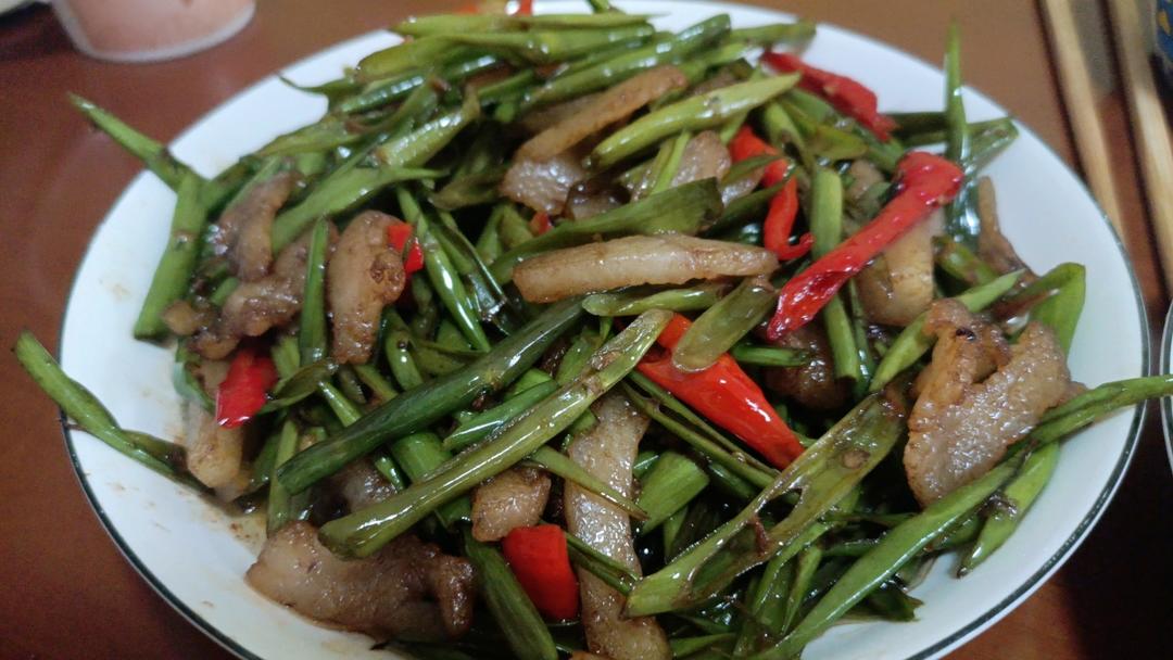 小炒空心菜杆