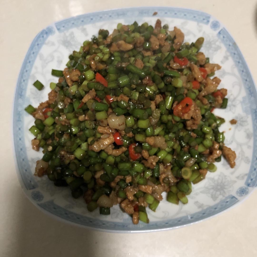 抓住你对象胃的蒜苔肉沫