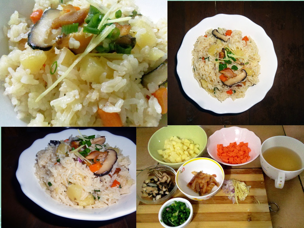 腊味土豆饭