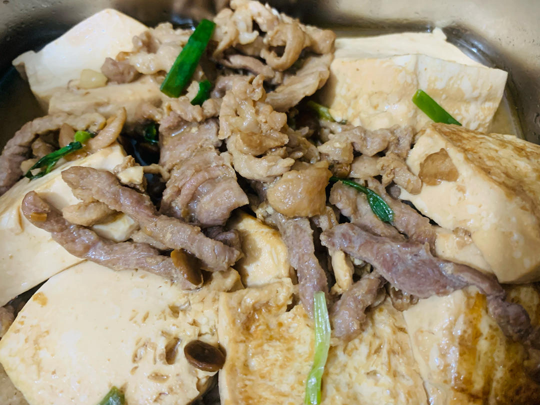 简单又好下饭的肉丝豆腐
