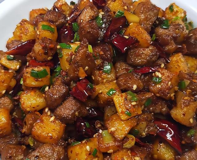 【炒菜】孜然土豆肉丁的做法