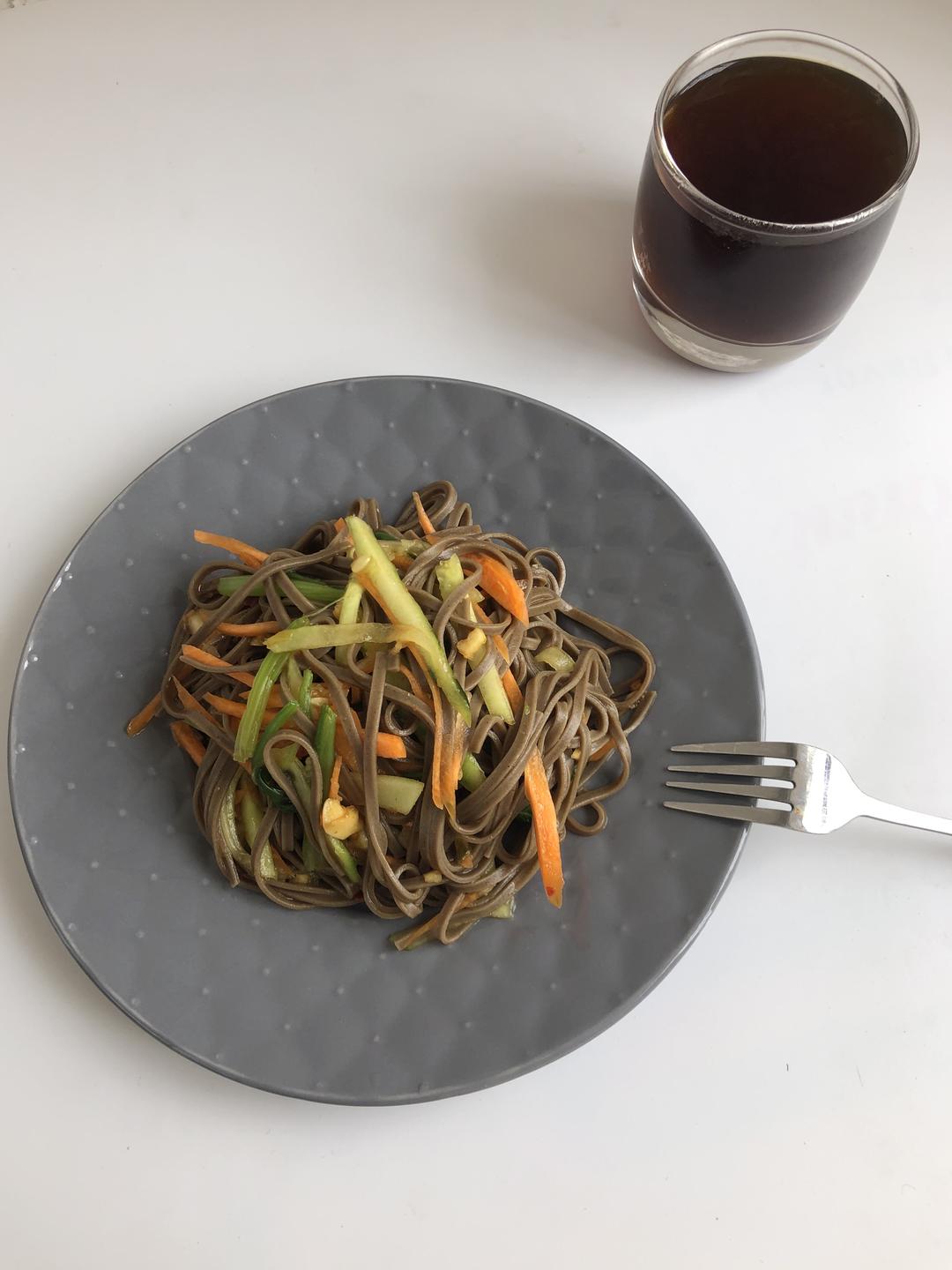 减脂|凉拌芥麦面