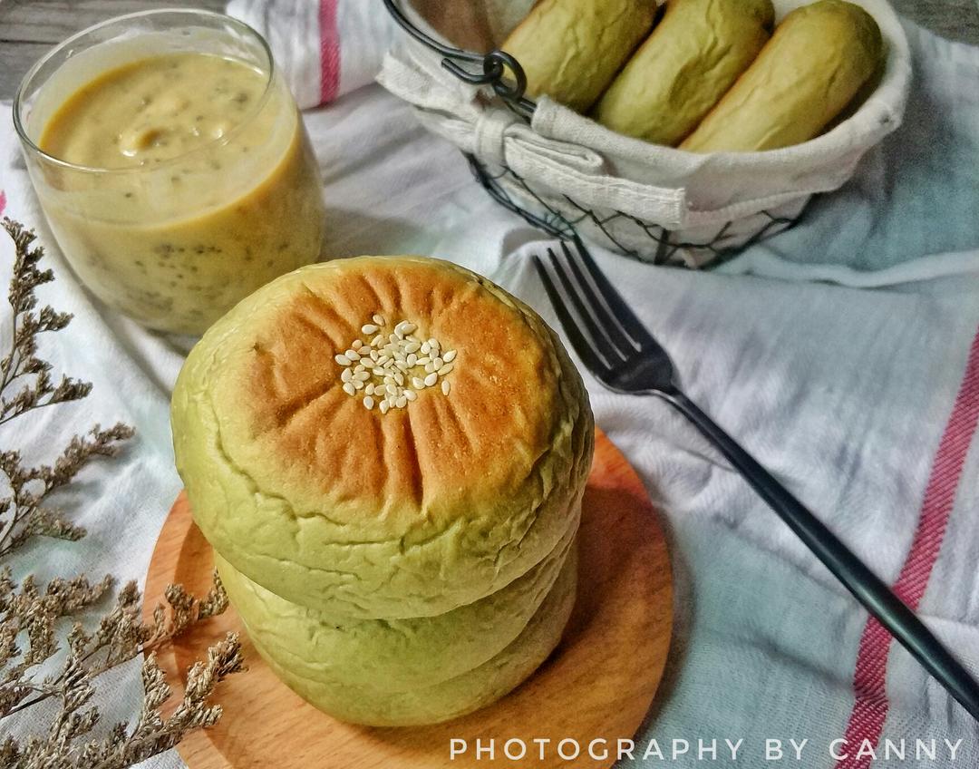 日式抹茶红薯包