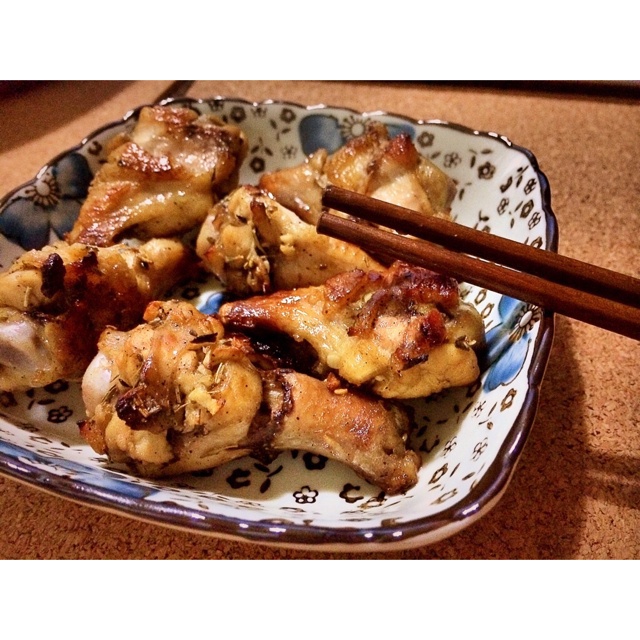 柠檬百里香烤翅根