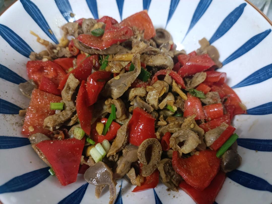 爆炒香辣鸡胗—快手下饭/酒菜