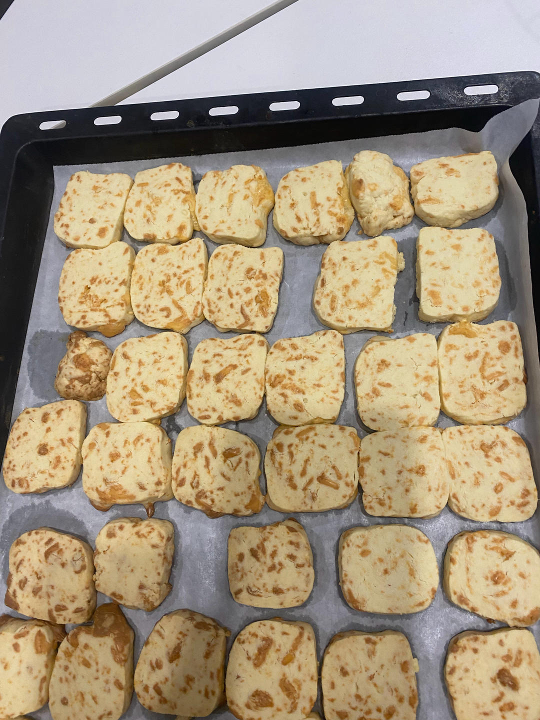 免打发❗️零失败❗️黄金芝士咸味饼干❗️