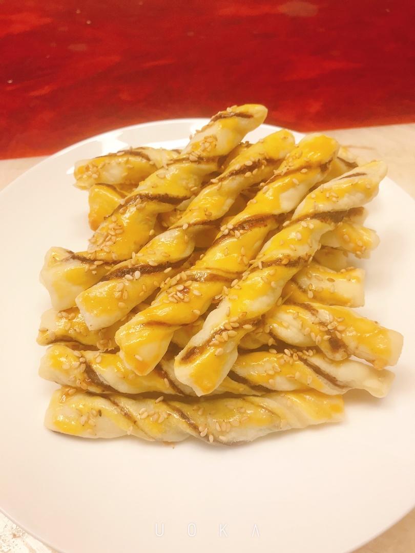 ㊙️酥到掉渣❗️🔥好吃到舔手指的豆沙扭扭酥❗️