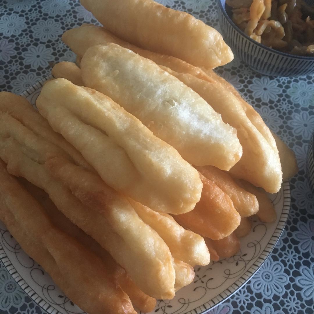 健康无添加不太蓬松的油条