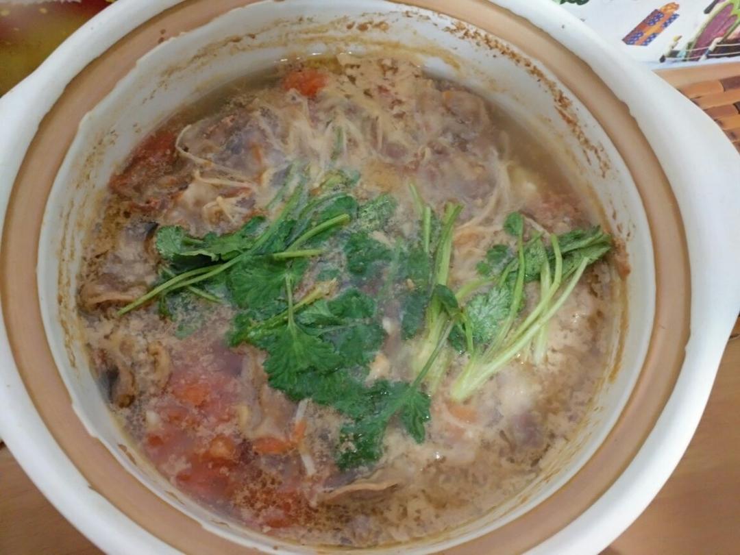 番茄土豆肥牛锅