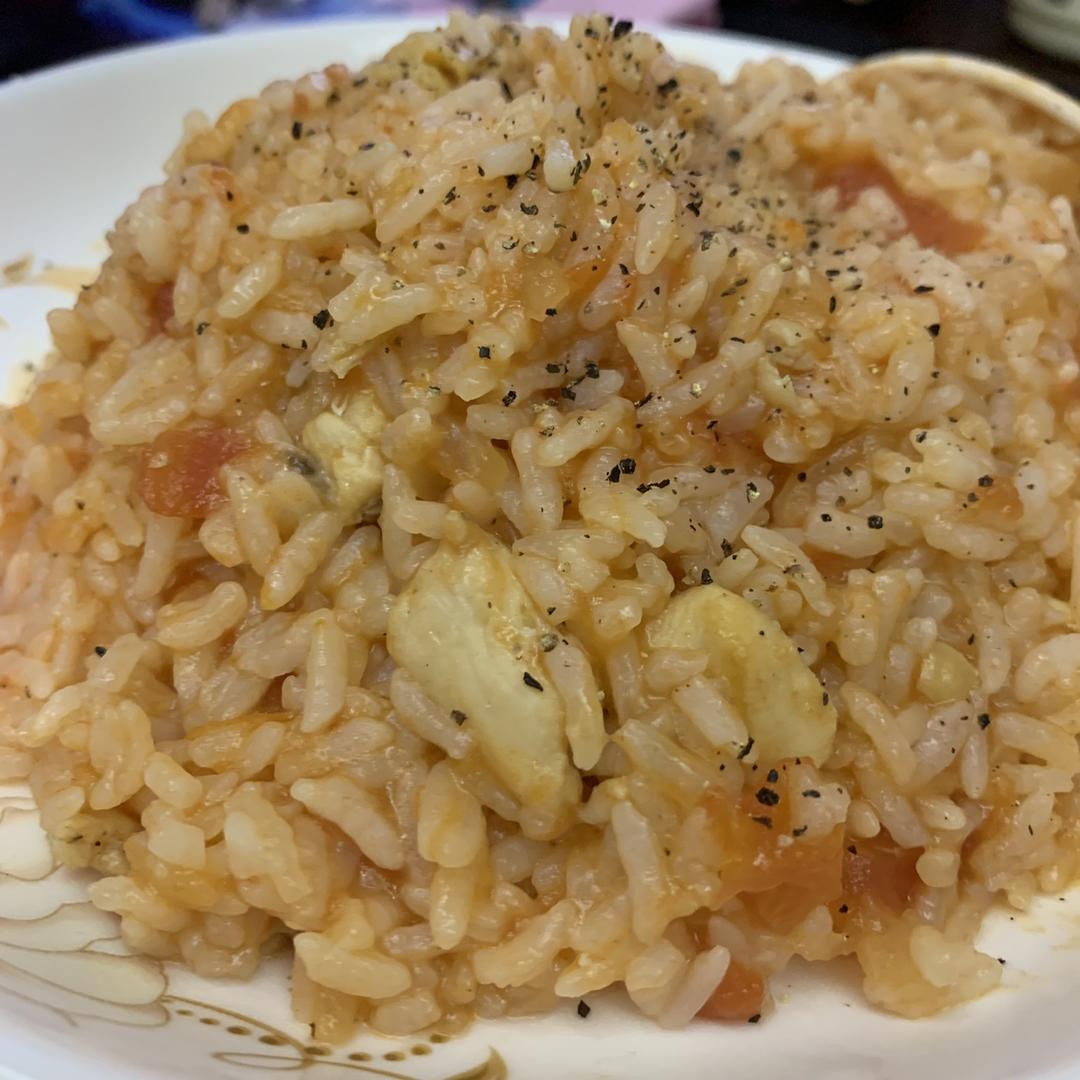 番茄鸡胸烩饭