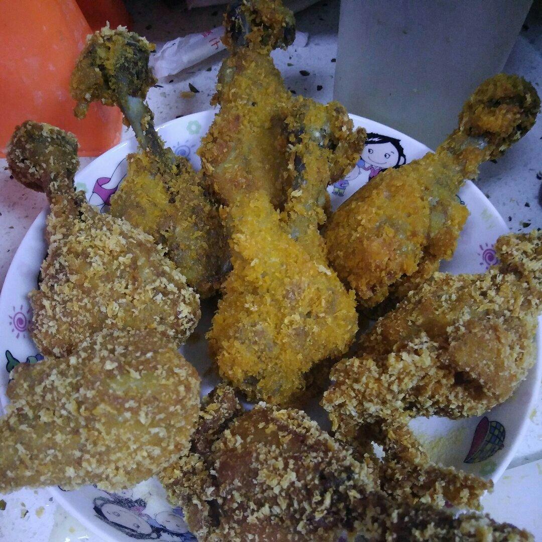 面包糠炸鸡腿（可以和肯德基相媲美的炸鸡腿）