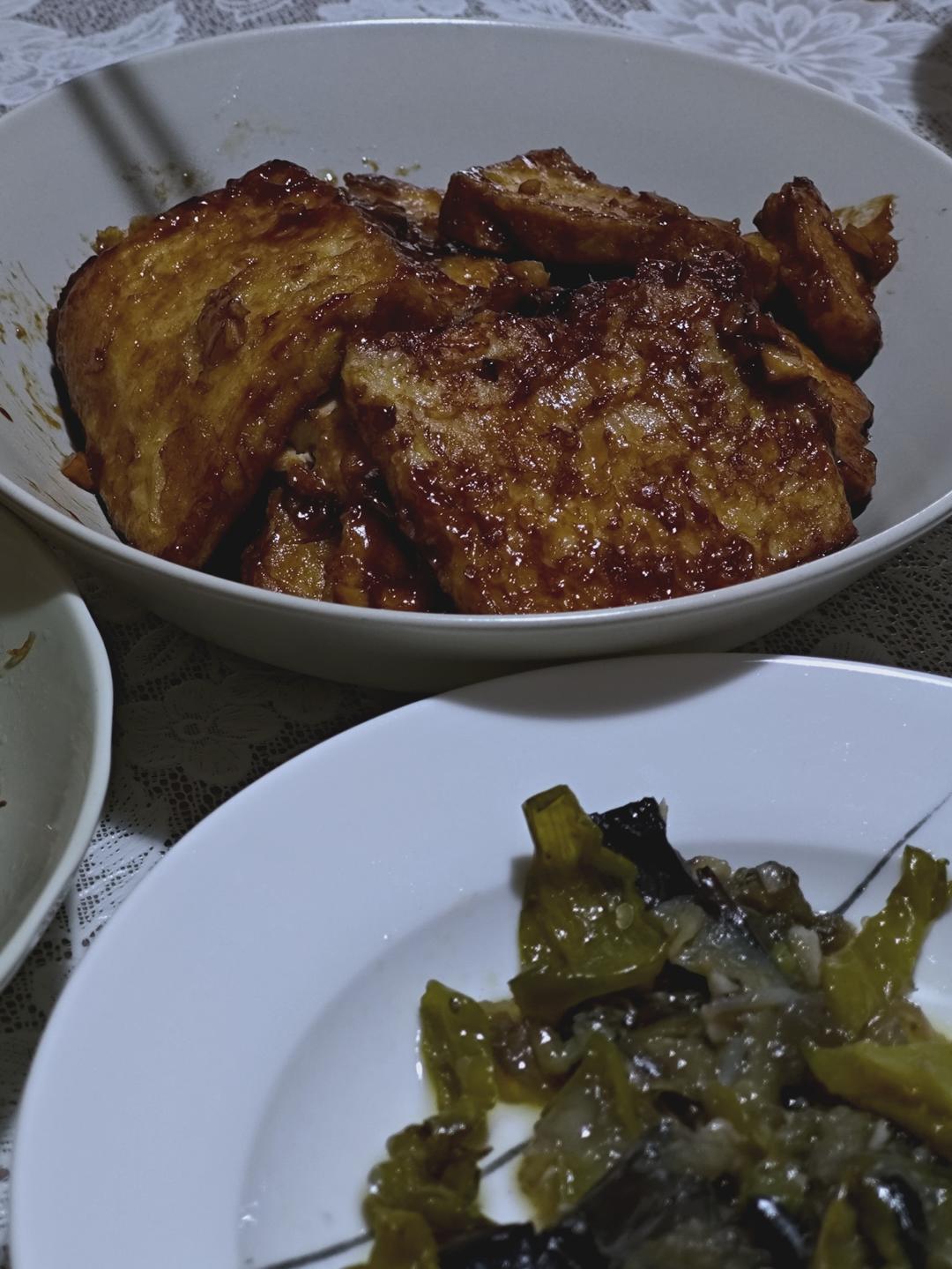 无敌好吃的香煎豆腐