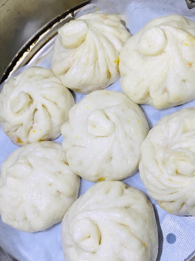 胡萝卜木耳鸡蛋素包子