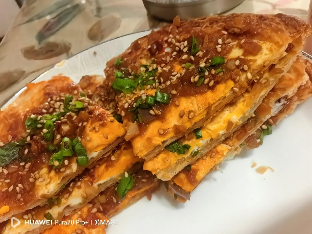 掉渣酱香饼（早餐，面食）