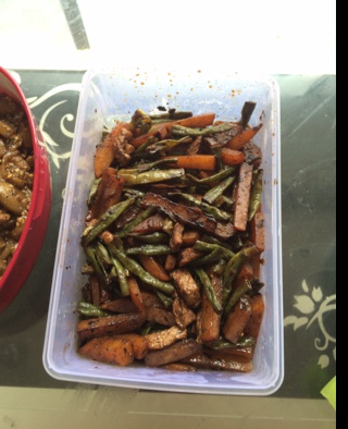 土豆炖豆角