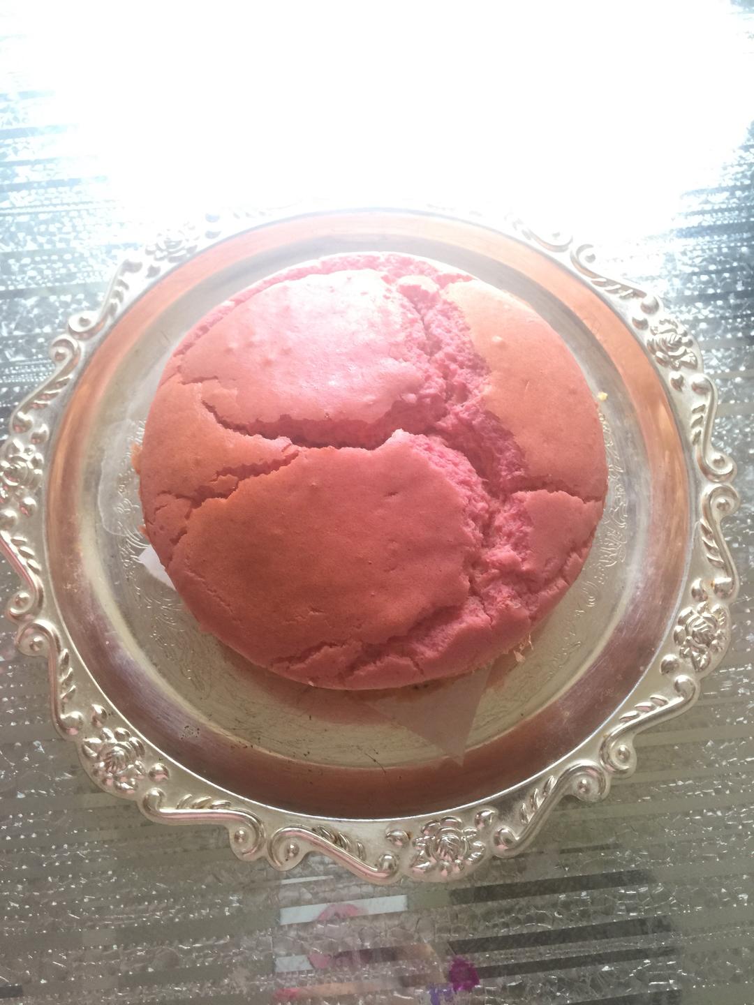 火龙果蛋糕的做法